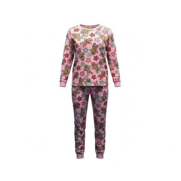 Justice Gingerbread Candy Cane Pajama Set – Girls’ Size 14/16 Plus - Picture 1 of 3